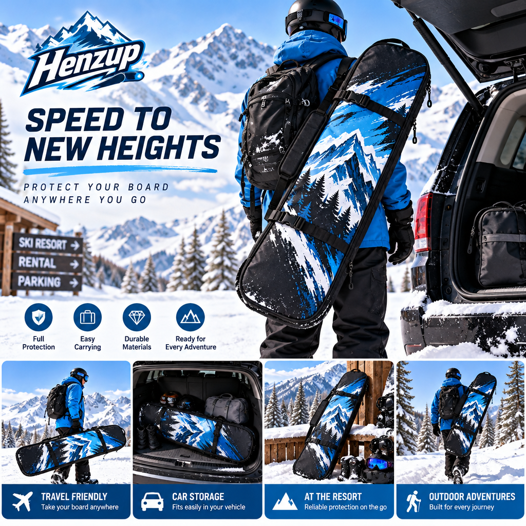 HENZUP Padded Winter Gear Carry Bag
