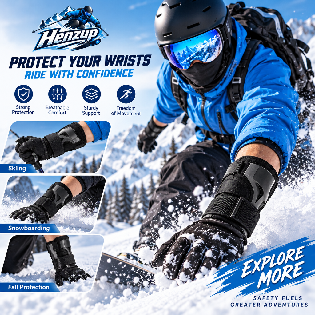 HENZUP Snowboard Wrist Guard Set
