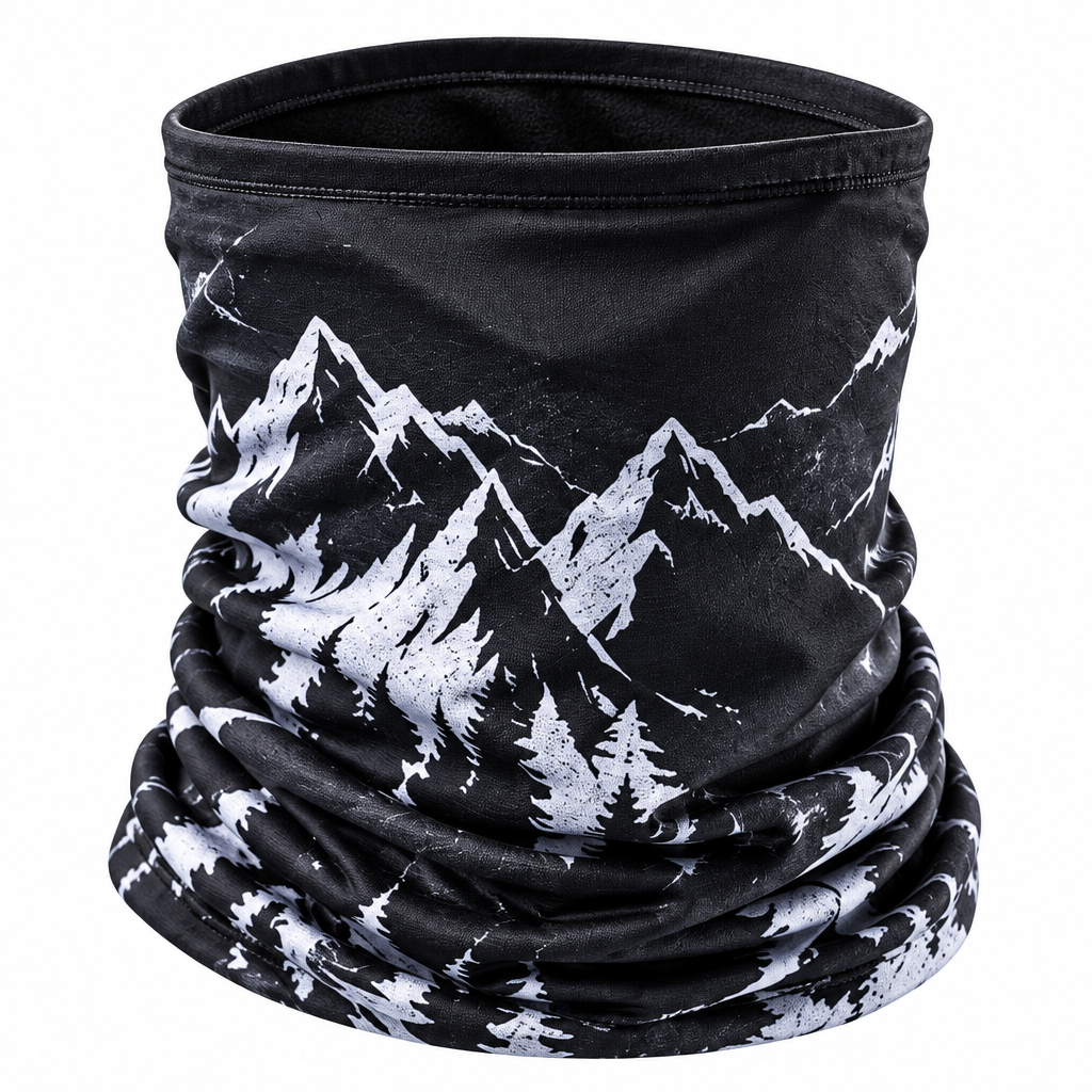 HENZUP Mountain Print Neck Gaiter
