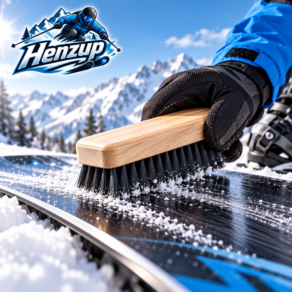 HENZUP Snowboard Wax Brush