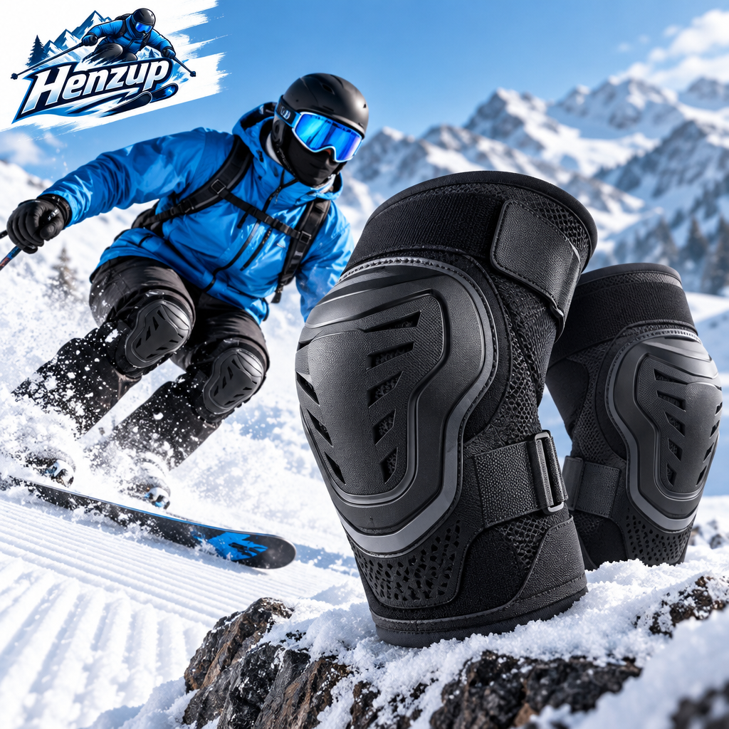 HENZUP Snow Sports Knee Pad Set